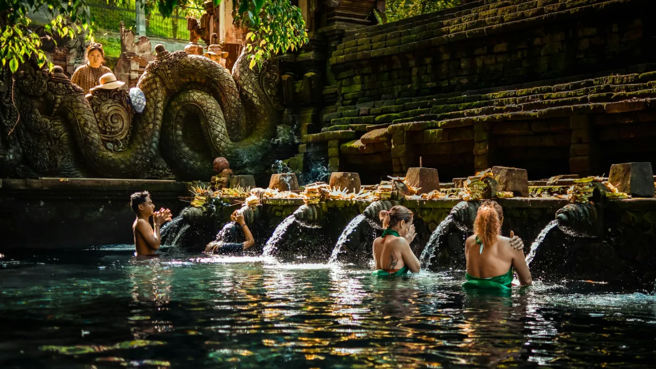 Culture — temple visits, Ubud market, and cooking classes